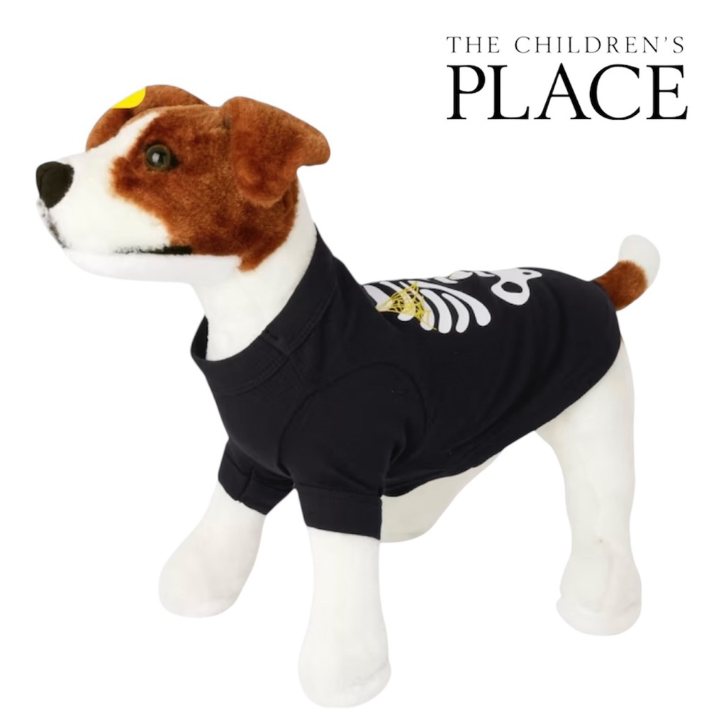 Children’s Place Dog Skeleton Glow in the Dark Costume M